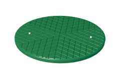 Plastový pochozí zateplený poklop TopCover - zelený